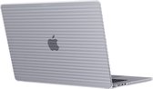 Tech21 Evo Wave - Housse pour ordinateur portable MacBook Air 15 (2023 & 2024) - Housse 15 pouces - Transparente - Étui rigide