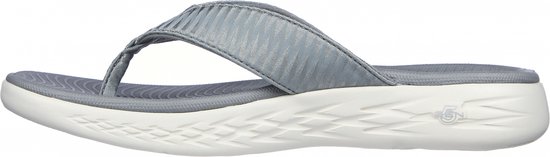 Skechers On the Go tongs femme - Gris clair - Taille 39