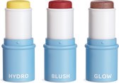 Rosalyne Pro-Age Sticks (3-Pack) - Maquillage naturel pour peaux plus âgées - Hydro + Blush + Glow Sticks