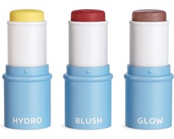 Rosalyne Pro-Age Sticks (3-Pack) - Natuurlijke Make-up voor de Oudere Huid - Hydro + Blush + Glow Sticks
