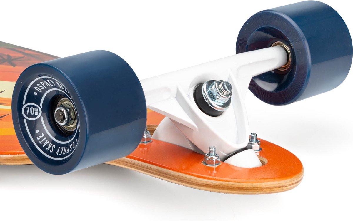Osprey Sunset 39" Twin Tip Longboard - Drop-Through Trucks - ABEC 9 — afbeelding 12