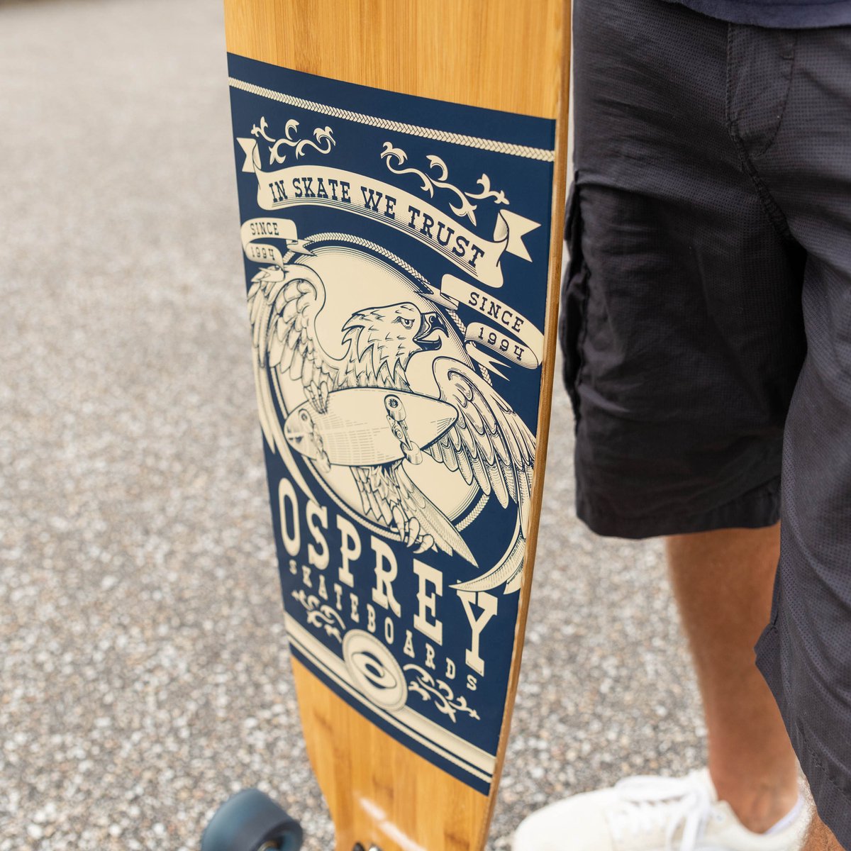 Osprey Eagle 42” Twin Tip Longboard - Drop-Through Trucks - ABEC 9 — afbeelding 14