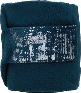 Horsegear Bandages Horsegear Hgvelvet Dapple Darkturquoise