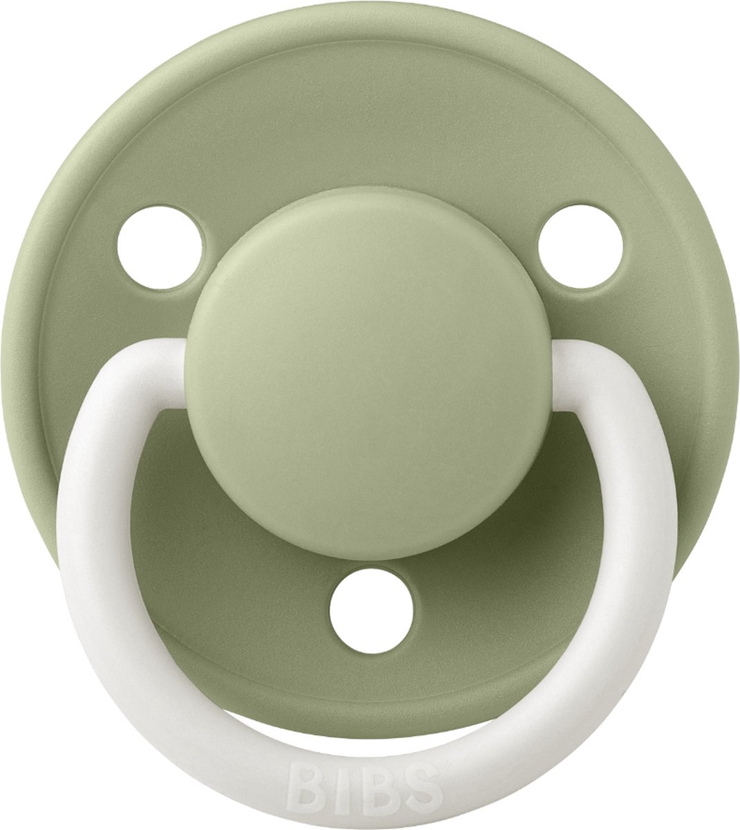 Goedkoopste Bibs De Lux Glow In The Dark Sage Silicone Fopspeen 1010270C