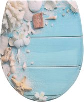 Rootz Premium Soft-Close Toiletbril - Stille sluiting - Gemakkelijk schoon te maken - Duurzaam - Snelle ontgrendeling - Antibacterieel - 37 cm x 47,5 cm