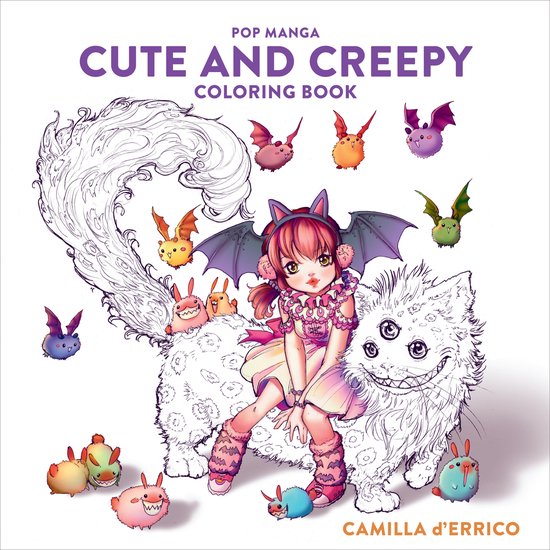 Foto: Pop manga cute and creepy coloring book