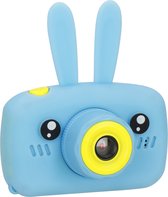 Springos Digitale Camera - Kindercamera - Kindvriendelijk - Konijn - Blauw - 40MPX