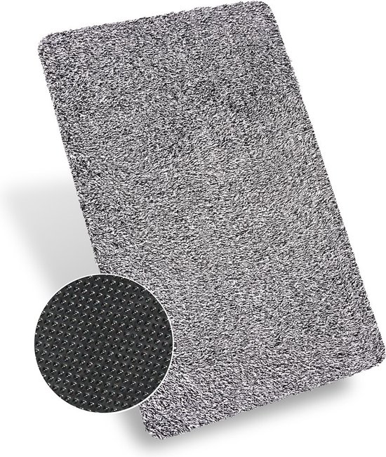 Magic clean droogloopmat - Grijs - 40x70 cm