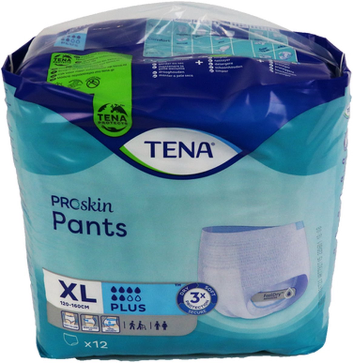 Goedkoopste Tena Proskin Pants Plus - Xlarge, 12 stuks . Voordeelbundel met 6 verpakkingen
