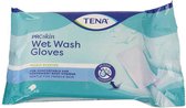 TENA Proskin Wet Wash Gloves Milde Geur, 8 stuks . Voordeelbundel met 10 verpakkingen