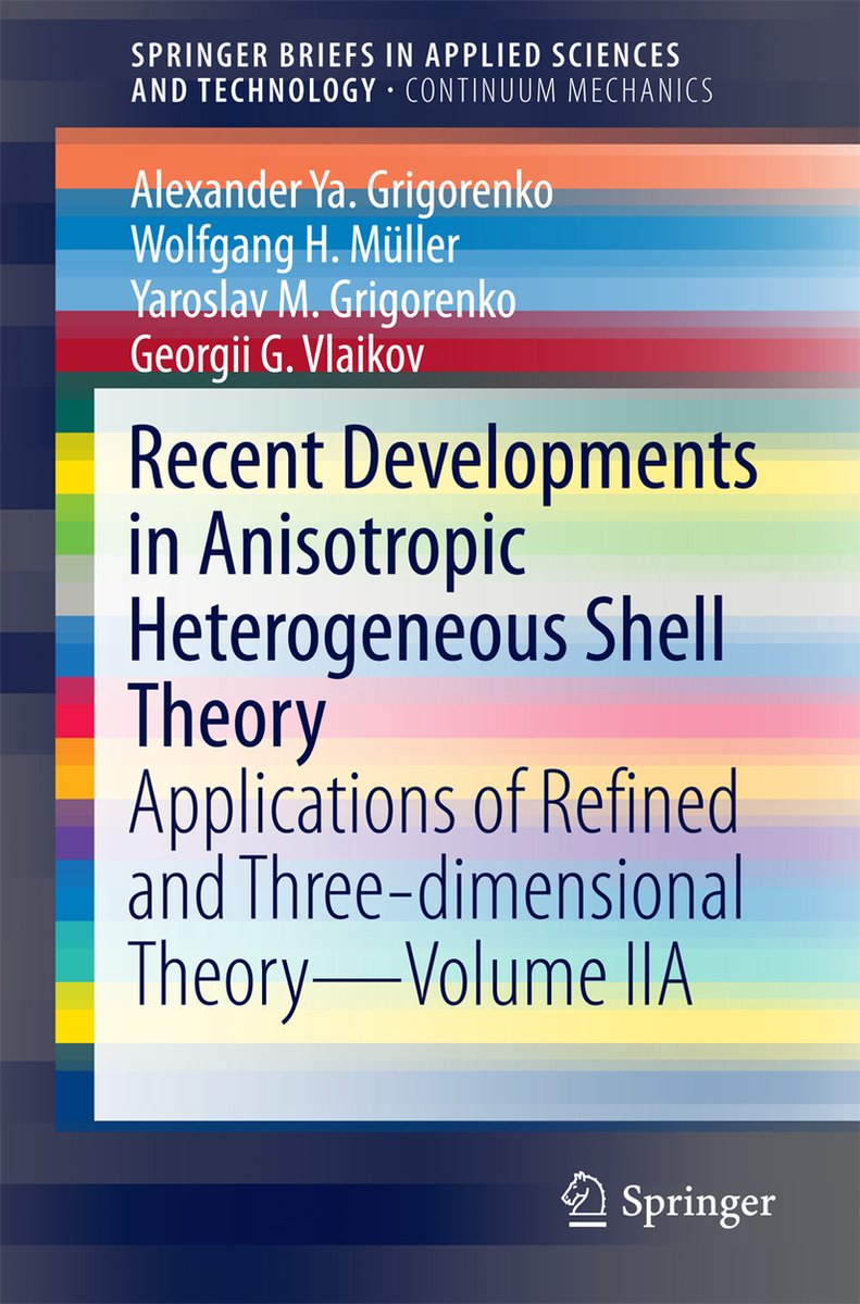 Recent Developments in Anisotropic Heterogeneous Shell Theory op Prijzenvolger.com