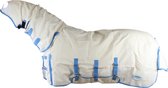 Weatherbeeta Comfitec sweet itch shield combo neck - wit/blauw 175 (5,9)