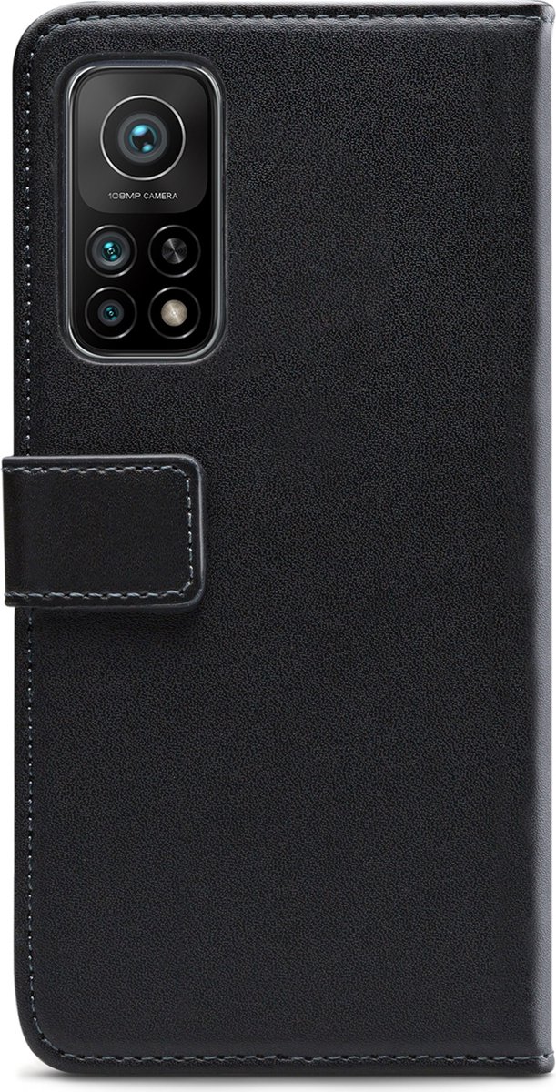 Mobilize Telefoonhoesje geschikt voor Xiaomi Mi 10T Pro Hoesje | Mobilize Classic Gelly Wallet Bookcase Portemonnee | Pasjeshouder voor 2 Pasjes | Telefoonhoesje voor Pinpas / OV Kaart / Rijbewijs - Zwart