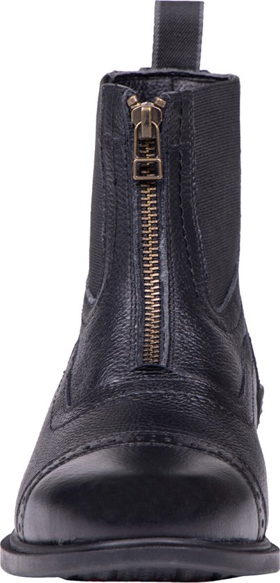 QHP Jodhpur - Jakarta Adulte - Zwart - Cuir - 34