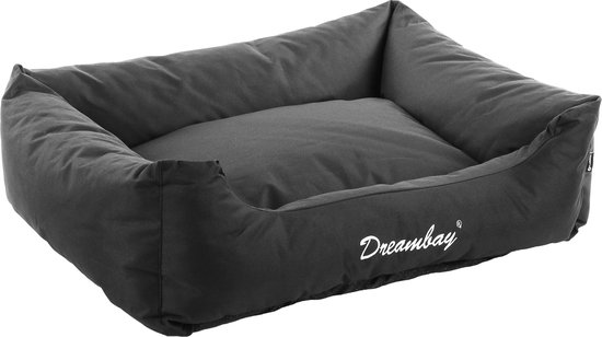 Flamingo hondenmand Dreambay Relief - 80 x 67 x 22 cm - Zwart