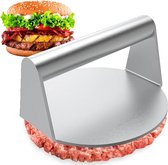 1 stuks hamburgerpers, burgerpers, smash hamburgerpers, roestvrij staal, smash hamburgerpers voor platte top, barbecue, hamburger, steak, BBQ, sandwich.