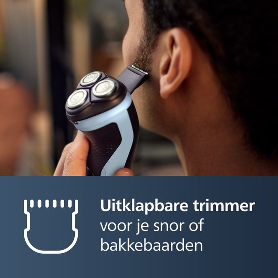 Philips Shaver 3000X Series X3003/00 - Elektrisch scheerapparaat – met trimmer – mannen - Blauw