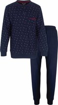 Paul Hopkins - Heren Pyjama - Geprint Dessin - Navy Blauw. - Maat XL