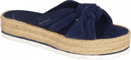 Gant Cape Coral slippers suede marine - Maat 39