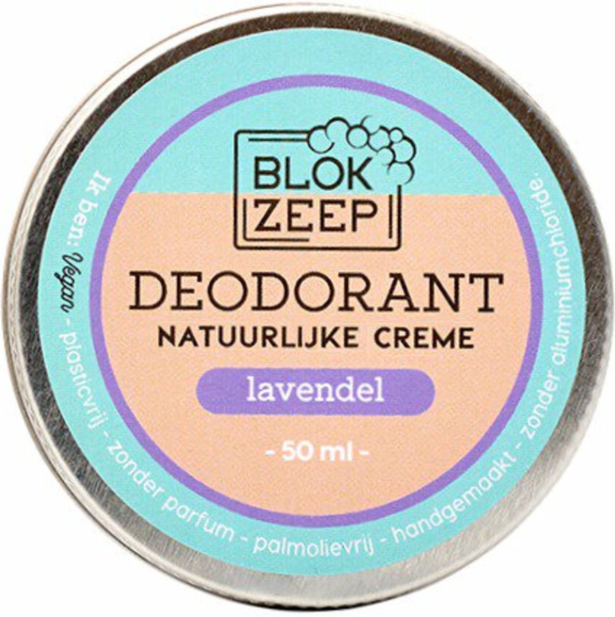 Blokzeep Deodorant Crème Lavendel 50 gr