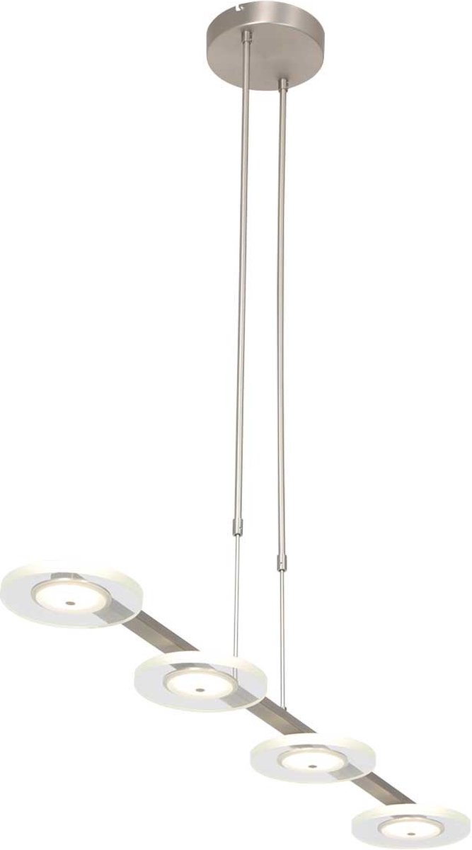 Steinhauer - hanglamp - Turound - staal - glas metaal - design lamp - LED - 3512ST