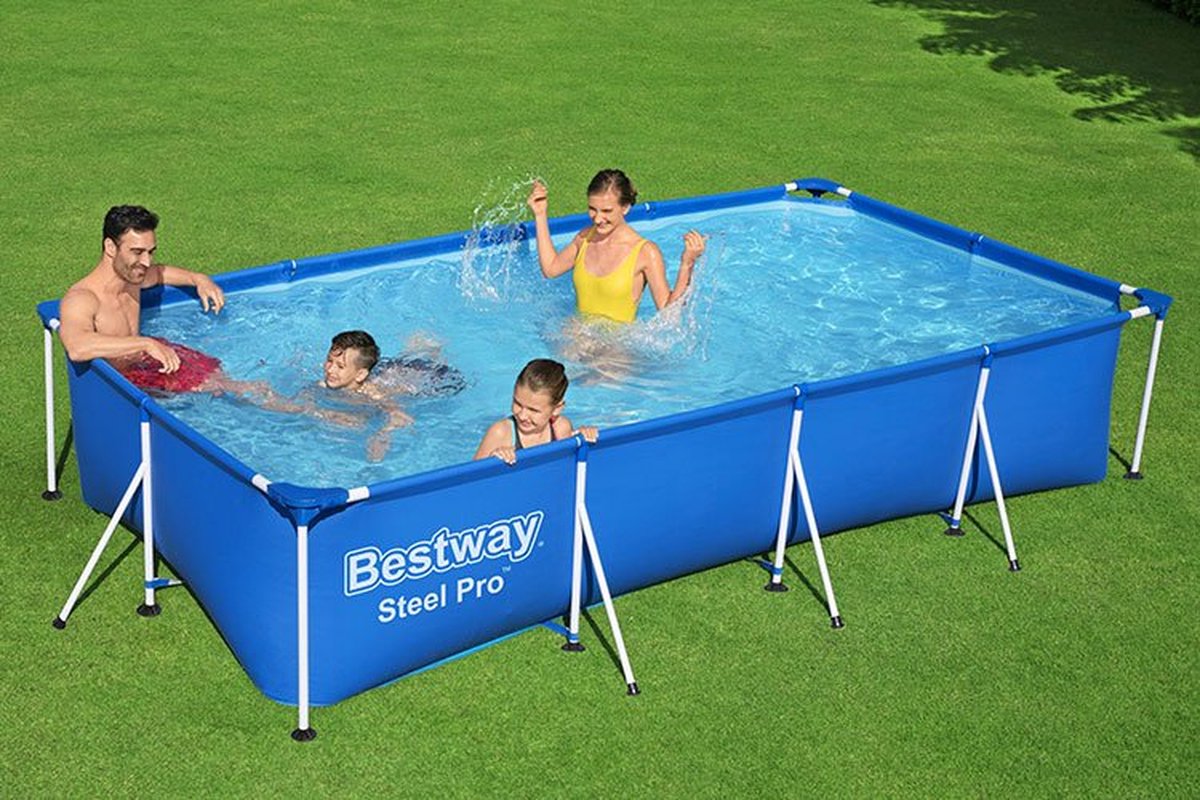 Bestway Steel Pro Zwembad - 400 x 211 x 81 cm - Rechthoekig Opzetzwembad met Stalen Frame - Familiezwembad — afbeelding 13