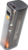 Xtorm CyberCell 100W Powerbank - Powerbank 24000 mah - 1x USB-A en 1x USB-C PD poort - Geschikt voor o.a. Apple iPhone en Samsung Galaxy - Transparant
