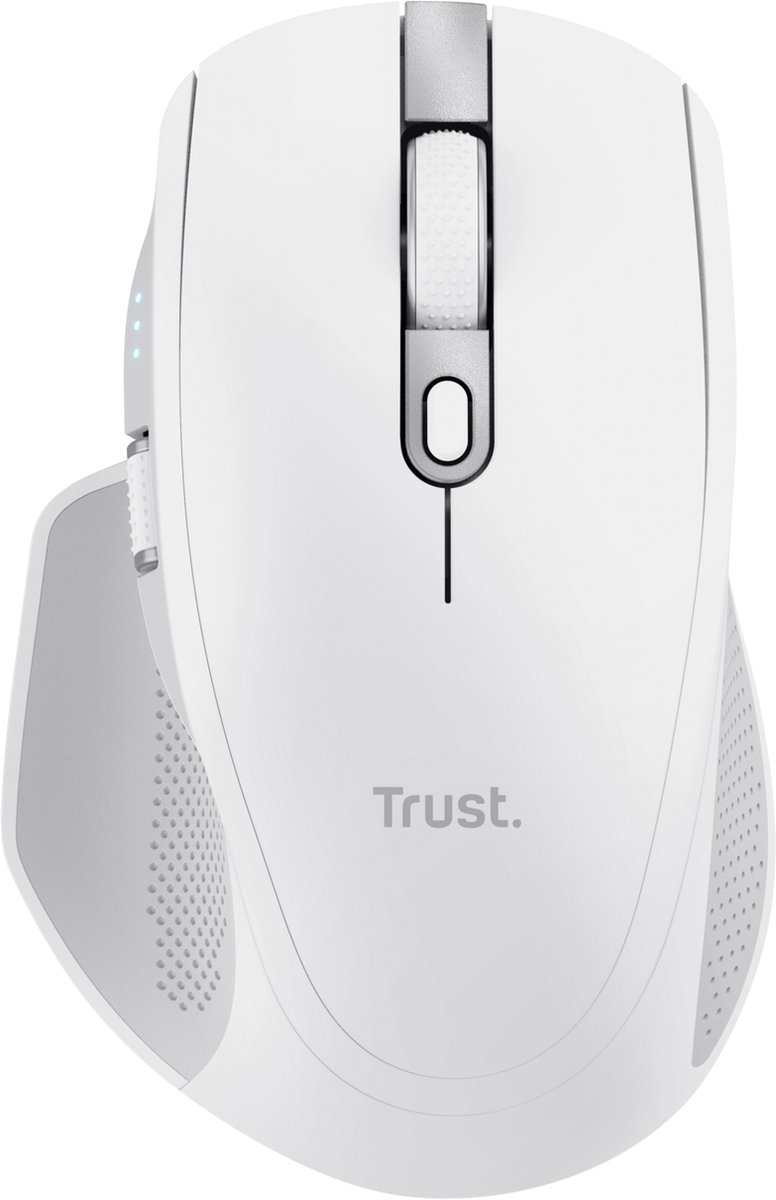 Trust Ozaa+ - Comfortabele Draadloze muis - Oplaadbaar - Multiconnect USB & Bluetooth - Zwart