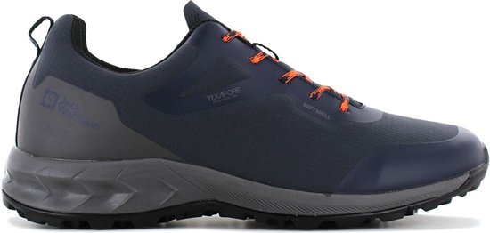 Jack Wolfskin Woodland Shell Texapore Low M - Heren Wandelschoenen Softshell 4054041-1010 - Maat EU 42.5 UK 8.5