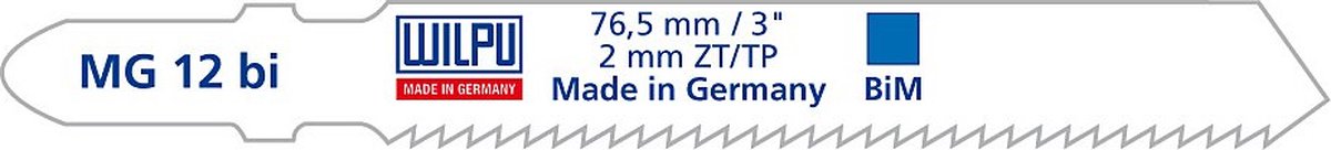 Decoupeerzaagbladen Bosch T118BF - Geschikt voor Metaal - MG 12 (set van 5)