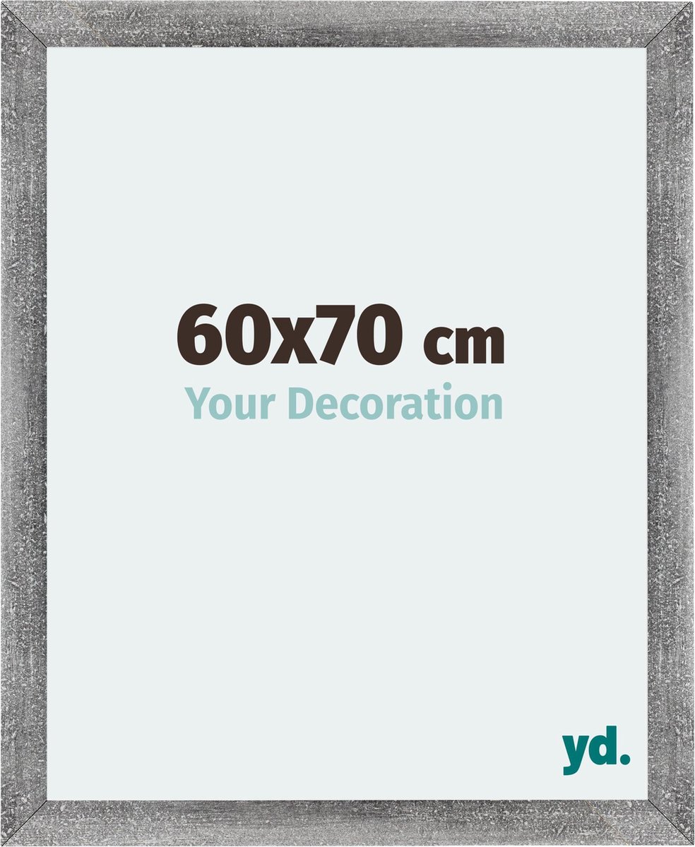 yd. Your Decoration - Fotolijst 60x70 cm - MDF - Grijs Geveegd - Mura