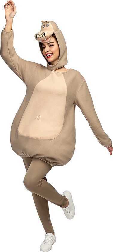 FUNIDELIA Gloria de Nijlpaard van Madagascar kostuum voor volwassenen - Maat: M - L