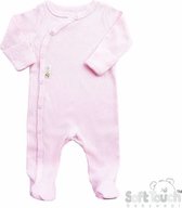 Soft Touch - Baby Rib Slaappakje met wantjes - Boxpak - Pyjama - Maat 0-3 mnd - 62 - Roze