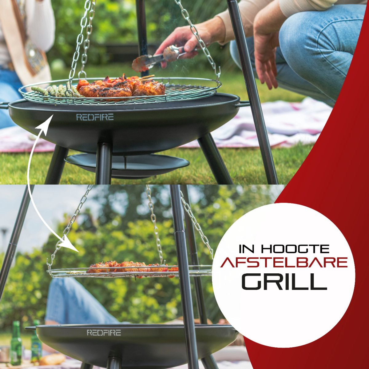 RedFire Trépied BBQ - Noir