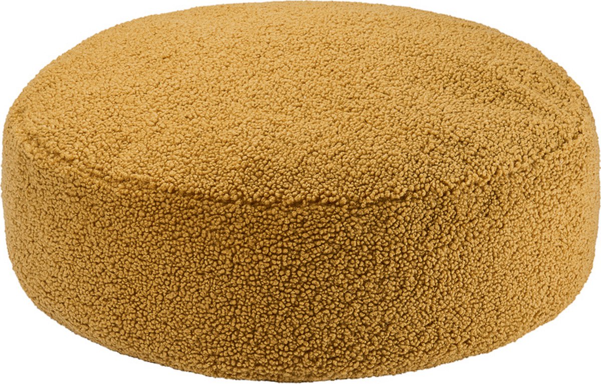 Wigiwama Teddy Ottoman / Poef - Ø65x20cm - Maple
