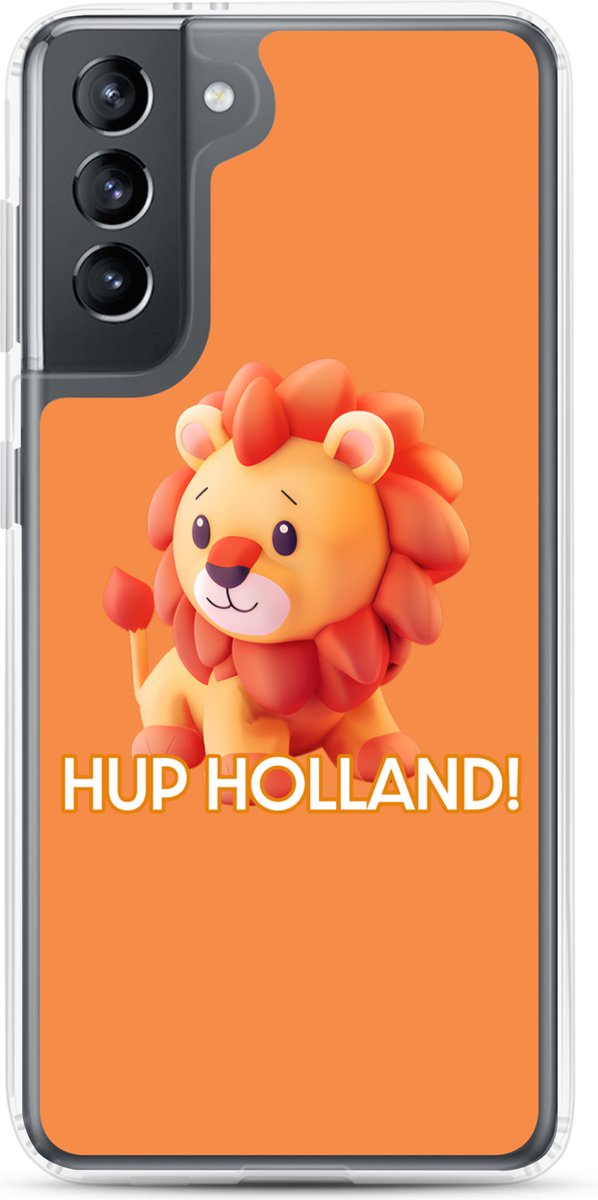 Hup Holland! Samsung EK Voetbal 2024 Hoesje - Samsung EK Voetbal 2024 Galaxy S21