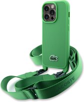 Lacoste Petit Pique Crossbody Back Case - Geschikt voor Apple iPhone 15 Pro Max (6.7") - Groen