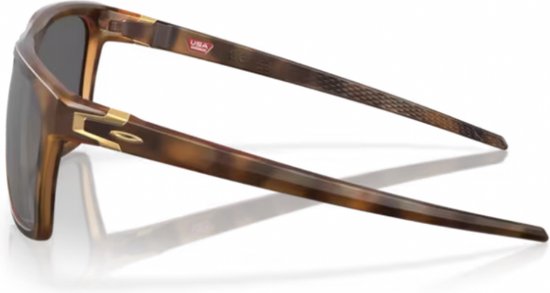 Oakley Leffingwell Matte Brown Tortoise/ Prizm Black Polarized - OO9100-18 van Oakley — afbeelding 3