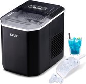 Home Ice Maker Set Up | Self Cleaning | 9 Dice Ready in 8 Minutes | 12kg in 24 Hours | Portable for Home Kitchen Office Bar