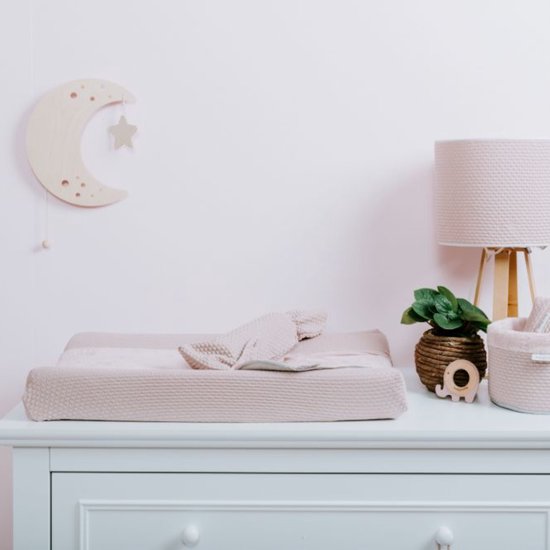 Baby's Only Houten wandlamp babykamer & kinderkamer - Maan - Wonder - Bruin - FSC-keurmerk - Duurzame ledverlichting - 25.000 branduren - Eenvoudig aan de muur te bevestigen