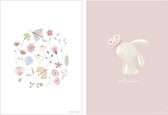 Little Dutch Poster A3 Fleurs & Papillons