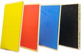Planches de rupture de taekwondo réutilisables JCalicu | 4 couleurs - Couleur du produit : Zwart / Taille du produit : Heavy