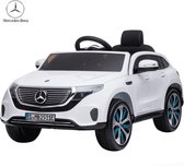 Mercedes EQC400 Elektrische Kinderauto - 1 tot 6 jaar - 12 Volt - Wit