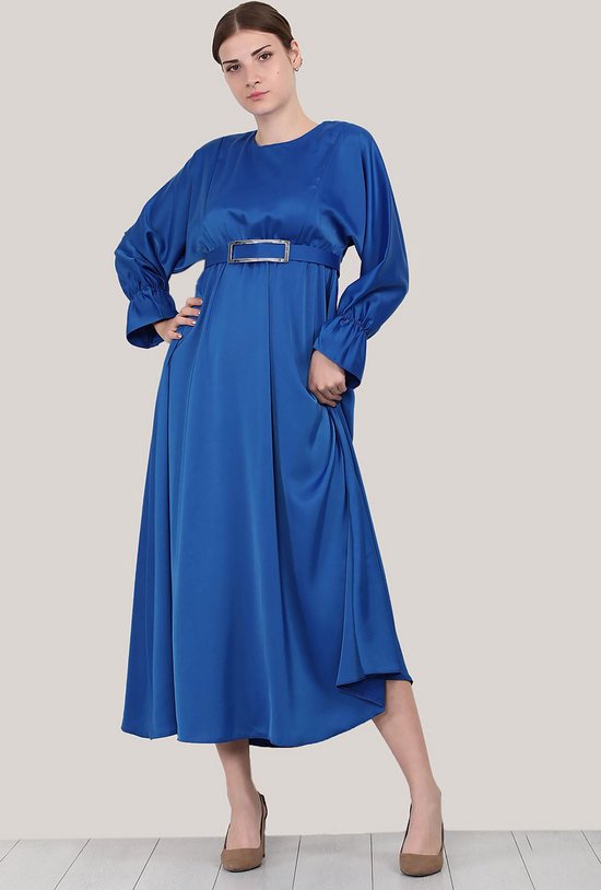 MODABOUT Lange maxi-jurk hijab voor dames - NELB0007D7291SKS
