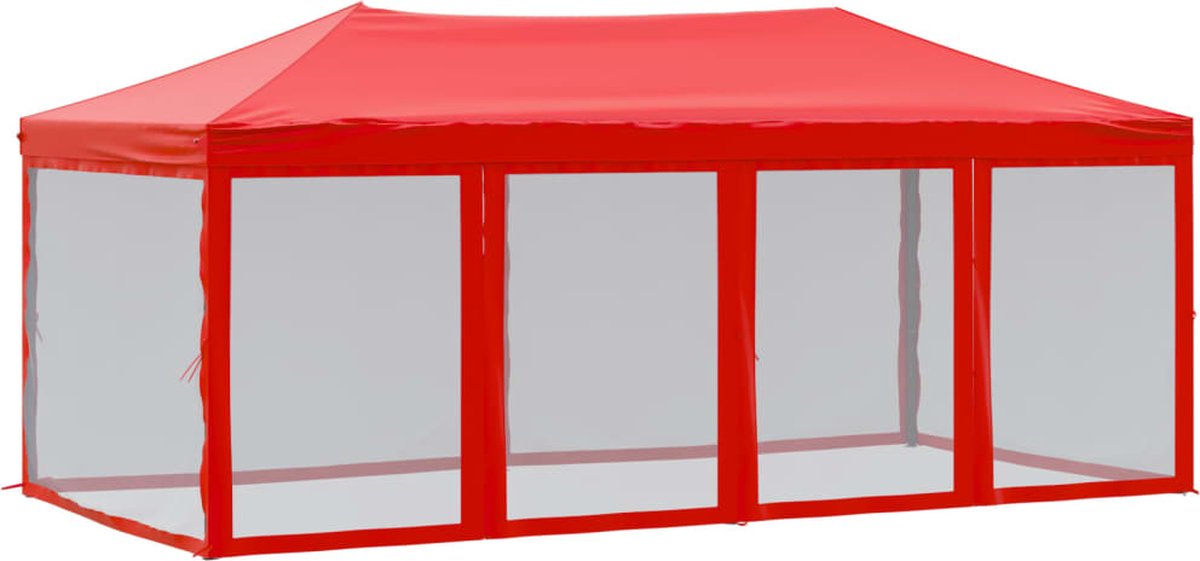 vidaXL-Partytent-inklapbaar-met-zijwanden-3x6-m-rood