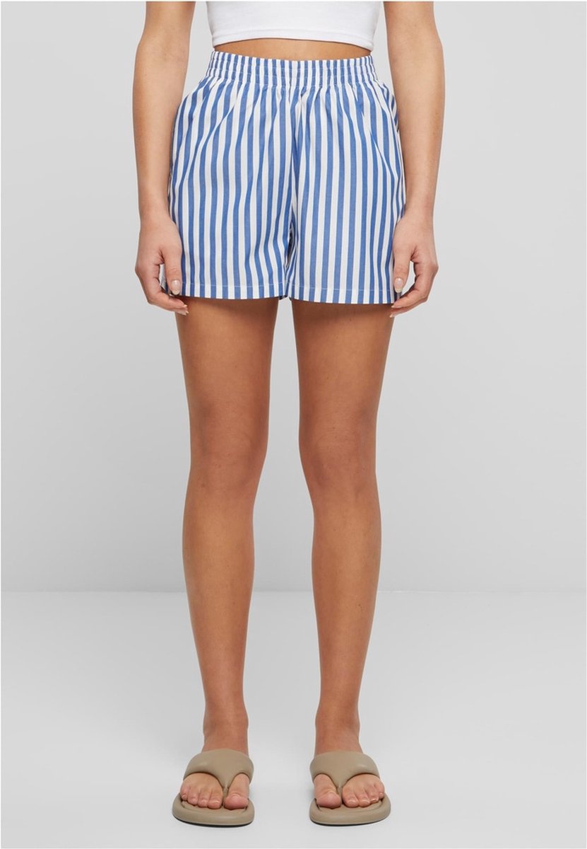 Urban Classics Striped Korte broek XL Wit