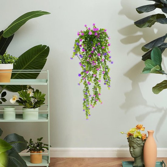 HomeDecTime Wijnslinger 250 cm kunstmatige wijnstok druivenbladeren wijnrank druif wijnstok kunstplant klimop rank wijnblad kunstmatige plant decoratie