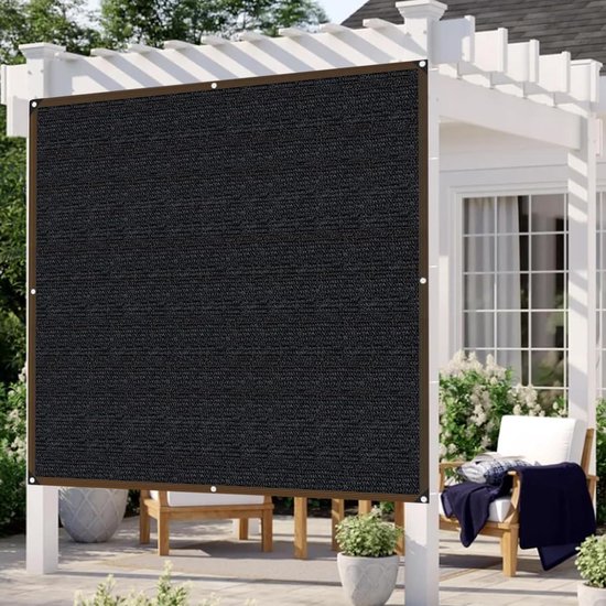 HEFJIAYCIQ 80% Schaduwdoek Voor Tuin, Duurzaam Gaasdoek Met Zeilringen