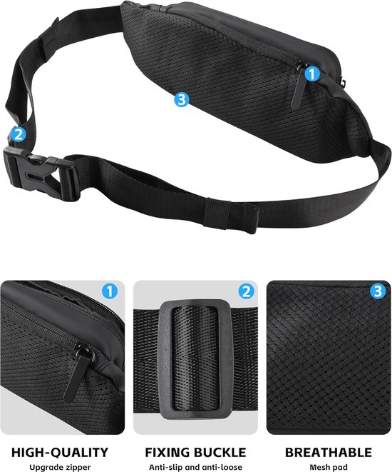 Sac Banane Grand Format SZSYCN - Étanche Et Multifonction Pour Sport Et Voyage