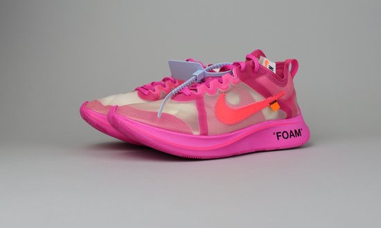 nike off white foam rose